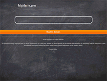 Tablet Screenshot of frigidarie.com